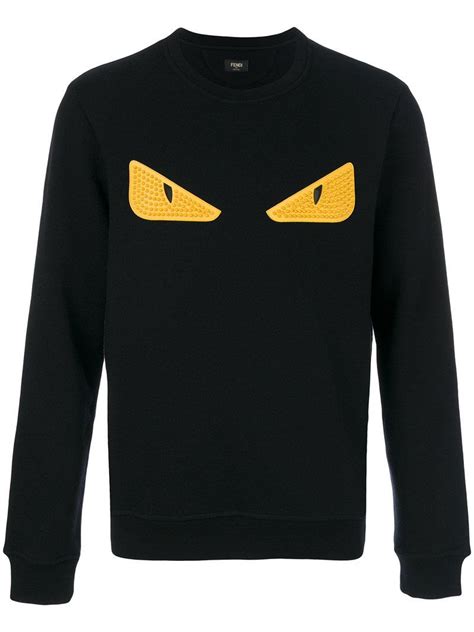 fendi monster eye slip on|fendi monster eyes sweatshirt.